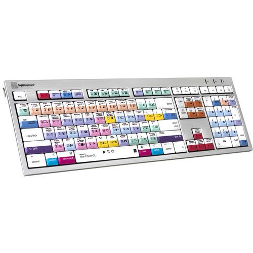  Logickeyboard ALBA Adobe After Effects CC Keyboard for Mac (American English)