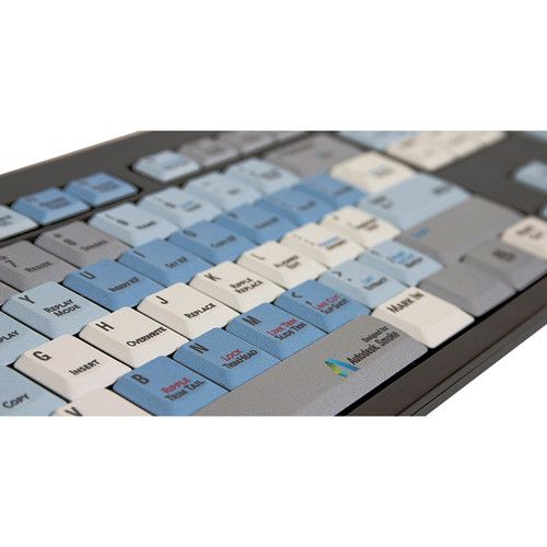  Logickeyboard Autodesk SMOKE American English Linux/PC NERO Slim Line Keyboard