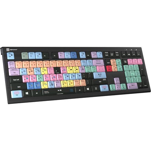  Logickeyboard ASTRA 2 Backlit Keyboard for Magix Vegas Pro 16 (Windows, US English)