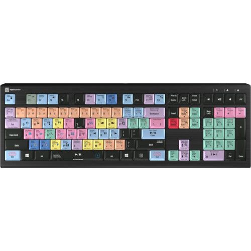  Logickeyboard ASTRA 2 Backlit Keyboard for Magix Vegas Pro 16 (Windows, US English)