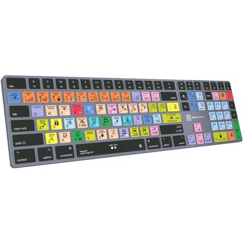  Logickeyboard TITAN Wireless Keyboard for Apple Logic Pro X (Mac)