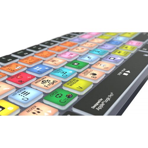  Logickeyboard TITAN Wireless Keyboard for Apple Logic Pro X (Mac)