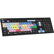 Logickeyboard Nero Slimline Keyboard for Avid Media Composer (Windows, US English)