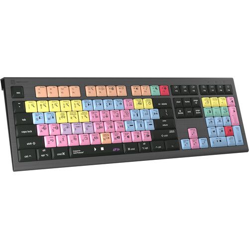  Logickeyboard ASTRA 2 Backlit Keyboard for Pro Tools (Mac, US English)