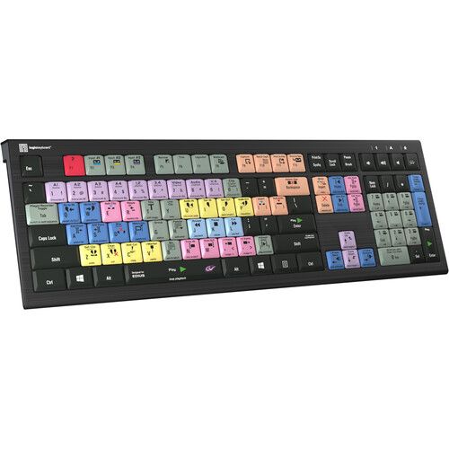  Logickeyboard ASTRA 2 Backlit Keyboard for Grass Valley Edius X (Windows, US English)