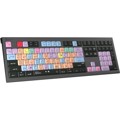  Logickeyboard ASTRA 2 Backlit Keyboard for Adobe Lightroom CC (Mac, US English)