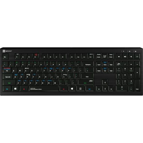  Logickeyboard ASTRA 2 Windows Shortcut Keyboard (US English)