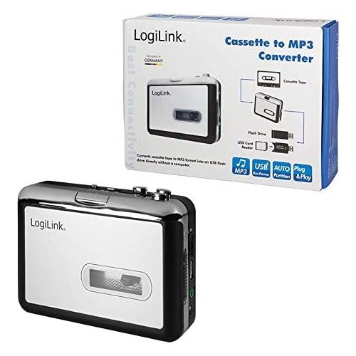  [아마존베스트]LogiLink UA0281 Cassette Digitizer with USB Connection Silver