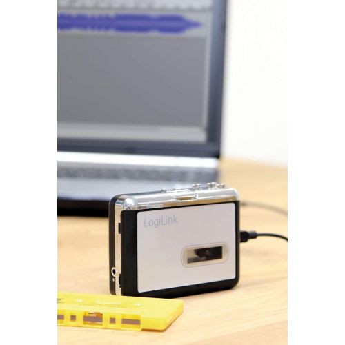  [아마존베스트]LogiLink UA0281 Cassette Digitizer with USB Connection Silver