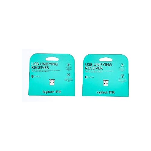 로지텍 Logitech USB Unifying Receiver - 2 Pack For Personal Computer