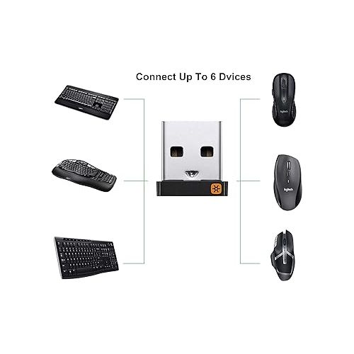 로지텍 Logitech USB Unifying Receiver - 2 Pack For Personal Computer