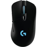 Logitech G703 Lightspeed Gaming Mouse with POWERPLAY Wireless Charging Compatibility, Black