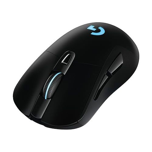 로지텍 Logitech G703 Lightspeed Gaming Mouse with POWERPLAY Wireless Charging Compatibility, Black