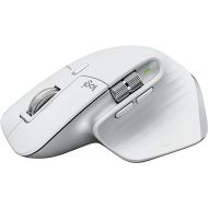 Logitech MX Master 3S for Mac Wireless Bluetooth Mouse, Ultra-Fast Scrolling, Ergo, 8K DPI, Quiet Clicks, Track on Glass, USB-C, Apple, iPad - Pale Grey - With Free Adobe Creative Cloud Subscription