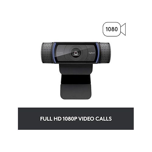 로지텍 Logitech C920 Hd Pro Webcam (Black) Black