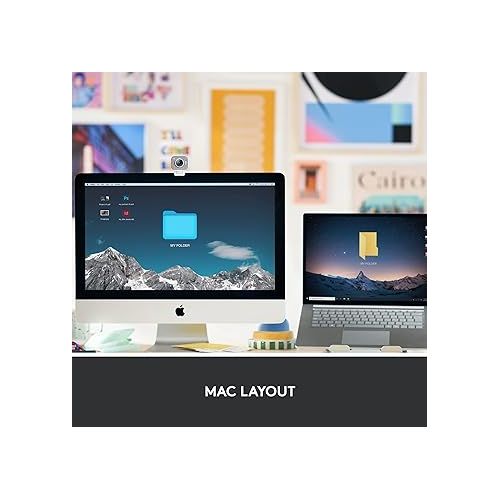 로지텍 Logitech MX Backlit Keys Mini for Mac Minimalist Wireless Illuminated Keyboard, Compact, Bluetooth, USB-C, for MacBook Pro, Macbook Air, iMac, iPad - With Free Adobe Creative Cloud Subscription