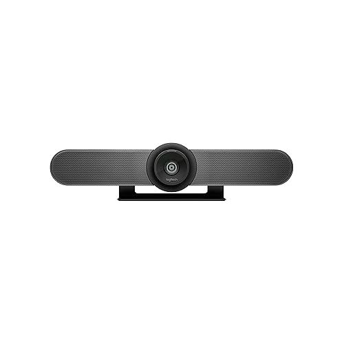 로지텍 Logitech MeetUp and Expansion Mic HD Video and Audio Conferencing System for Small Meeting Rooms - Black