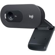 Logitech C505 Webcam - 720p HD External USB Camera for Desktop or Laptop with Long-Range Microphone, Compatible with PC or Mac