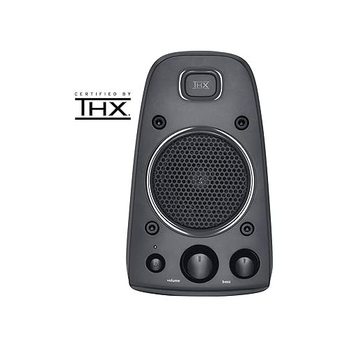 로지텍 Logitech Z625 Powerful THX® Certified 2.1 Speaker System with Optical Input, black