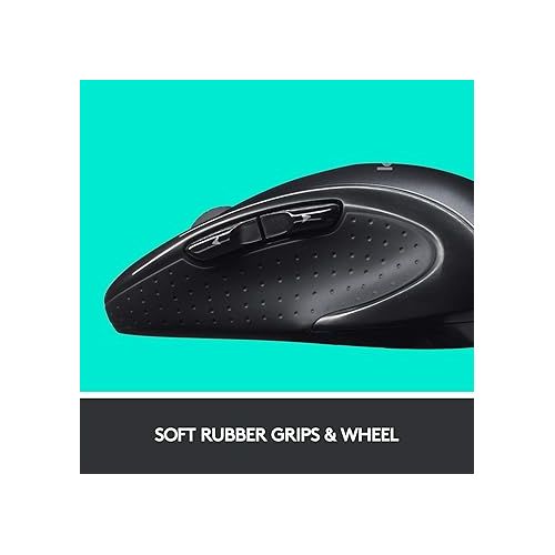 로지텍 Logitech M510 Wireless Mouse-Black (Renewed)