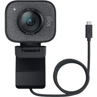 Logitech StreamCam 1080P HD 60fps Streaming Webcam Full HD Camera with USB-C & Integrated Microphone for Live Streaming and Content Creation - Graphite - 960-001280 (Renewed)