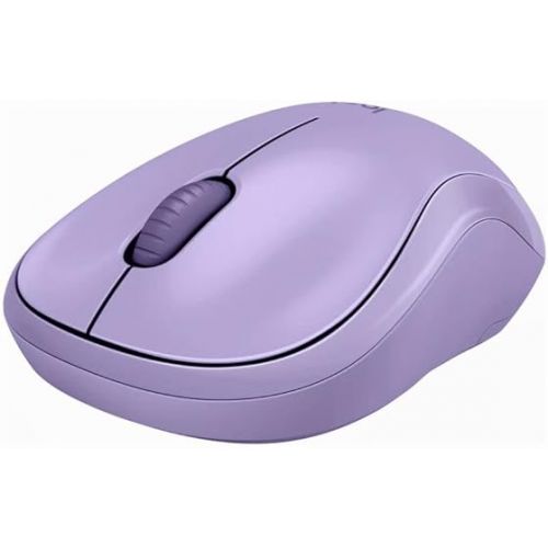 로지텍 Logitech Silent Wireless Mouse, 2.4 GHz with USB Receiver, 1000 DPI Optical Tracking, 18-Month Battery, Ambidextrous, Compatible with PC, Mac, Laptop, Lavender (Renewed)