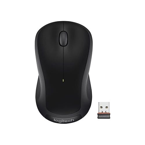 로지텍 Logitech Wireless Mouse M310 (Black) (Renewed)