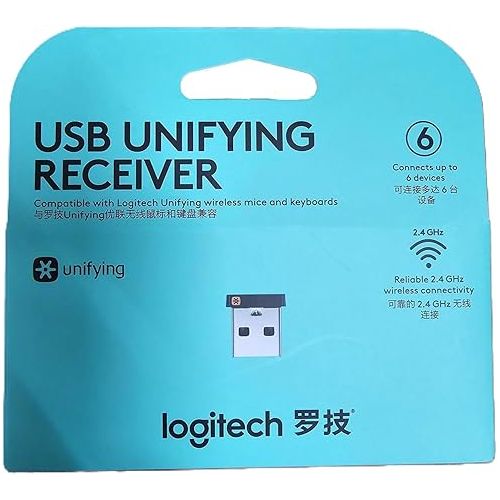 로지텍 Logitech USB Unifying Receiver for Logitech Unifying Devices - Black - International Version