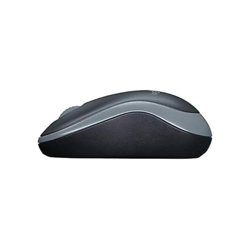 로지텍 Wireless Mouse - Logitech M185 Wireless Mouse,Black Red