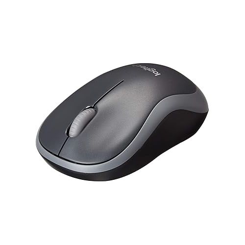 로지텍 Logitech Wireless Mouse M185 (Swift Grey) (Renewed)