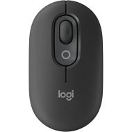 Logitech POP Mouse, Wireless Mouse with Customizable Emojis, SilentTouch Technology, Precision/Speed Scroll, Compact Design, Bluetooth, Multi-Device, OS Compatible - Graphite