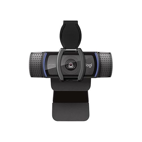 로지텍 Logitech C920e HD 1080p Mic-Enabled Webcam, certified for Zoom, Microsoft Teams compatible, TAA Compliant + Litra Glow Premium LED Streaming Light with TrueSoft, adjustable monitor mount