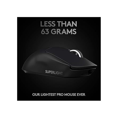 로지텍 Logitech G PRO X Superlight Wireless Gaming Mouse - Black