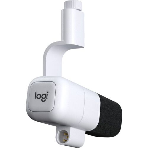 로지텍 Logitech Blue Sona Active-Dynamic XLR 1-Person Broadcast Microphone Kit with Cabled Broadcast Arm (Off-White)