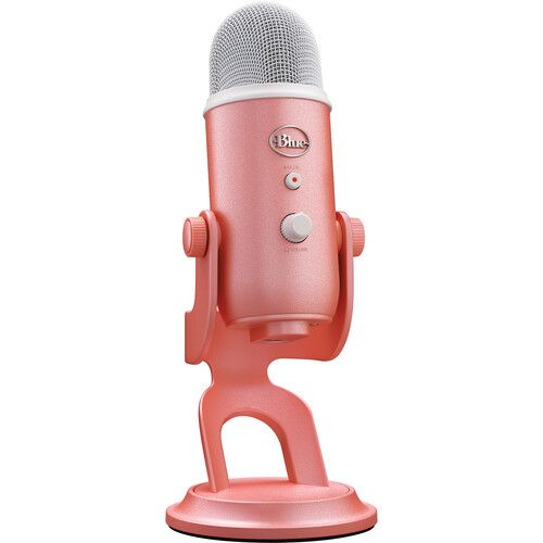 로지텍 Logitech Blue Yeti for Aurora Collection USB Mic Kit with Mouse, G713 Wired Keyboard, and Headset (Pink Dawn / White Mist, GX Brown Switches)