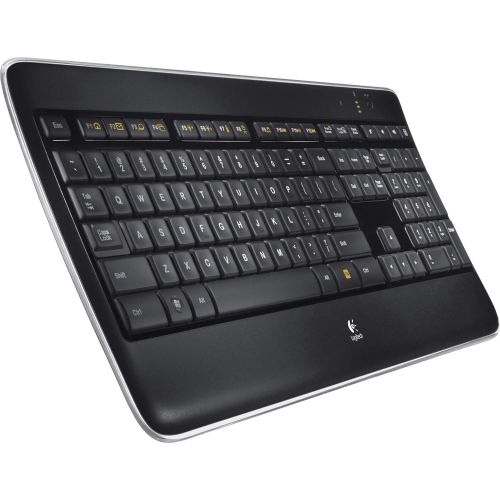 로지텍 Logitech K800 Wireless Illuminated Keyboard  Backlit Keyboard, Fast-Charging, Dropout-Free 2.4GHz Connection