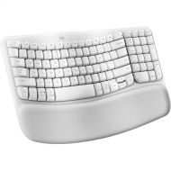 Logitech Wave Keys Wireless Ergonomic Keyboard (Off-White)