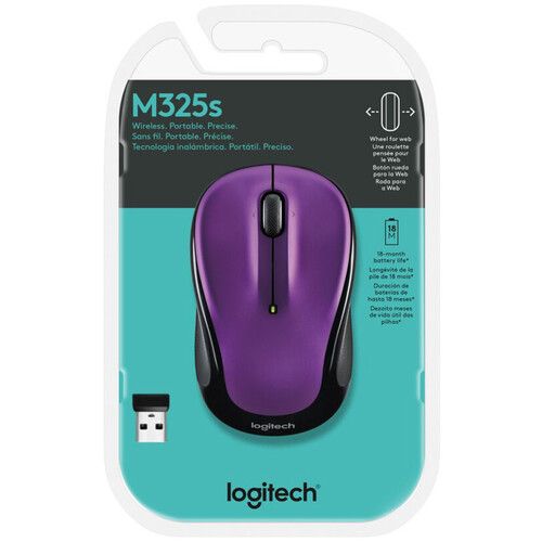로지텍 Logitech M325S Wireless Mouse (Violet)