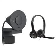 Logitech Brio 300 Webcam & H390 Headset Video Conference Kit (Graphite / Black)