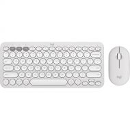 Logitech Pebble 2 Wireless Keyboard and Mouse Combo (Tonal White)
