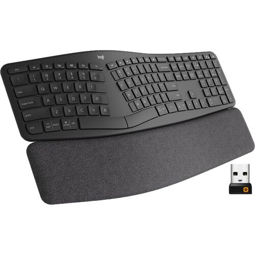 로지텍 Logitech Wireless ERGO K860 Split Keyboard & Lift Vertical Mouse Productivity Kit