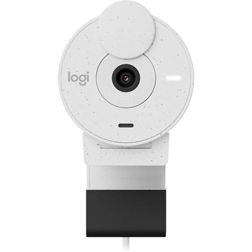 로지텍 Logitech Brio 300 1080p Full HD Webcam (White)