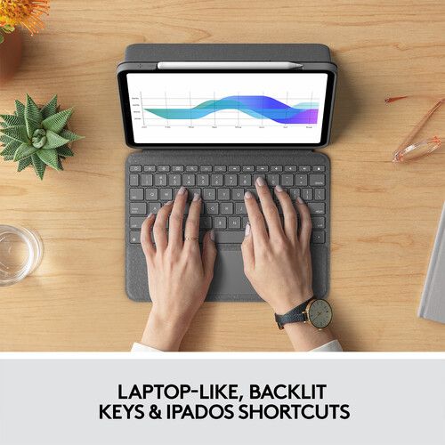 로지텍 Logitech Folio Touch Keyboard and Trackpad Cover for 11