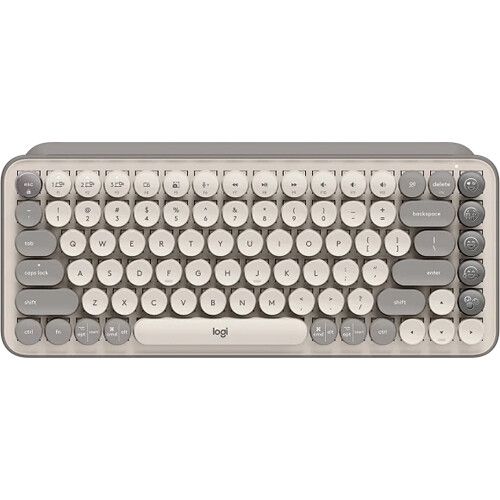 로지텍 Logitech POP Keys Wireless Bluetooth Mechanical Keyboard (Mist)