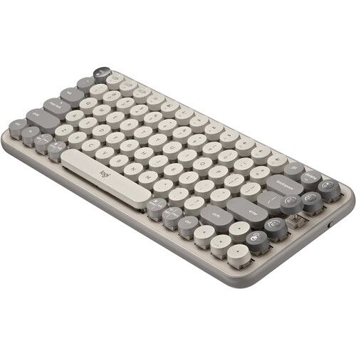 로지텍 Logitech POP Keys Wireless Bluetooth Mechanical Keyboard (Mist)