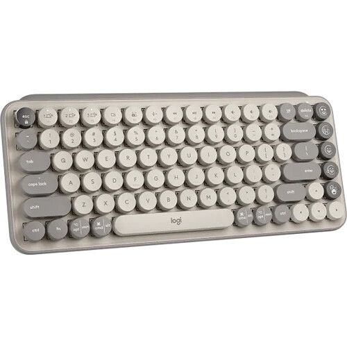 로지텍 Logitech POP Keys Wireless Bluetooth Mechanical Keyboard (Mist)