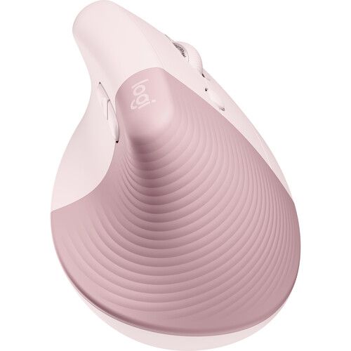 로지텍 Logitech Lift Vertical Ergonomic Wireless Mouse (Rose)