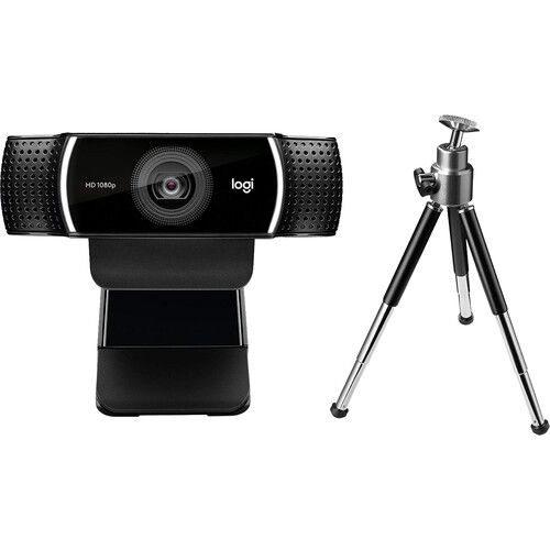 로지텍 Logitech C922 Pro Stream Webcam Kit with Blue Snowball USB Condenser Microphone with Accessory Pack