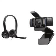 Logitech C920s HD Pro Webcam with USB Headset H390 Kit