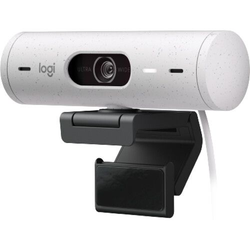 로지텍 Logitech Brio 500 1080p Full HD Webcam & Zone Vibe 100 Wireless Headset Kit (Off-White)